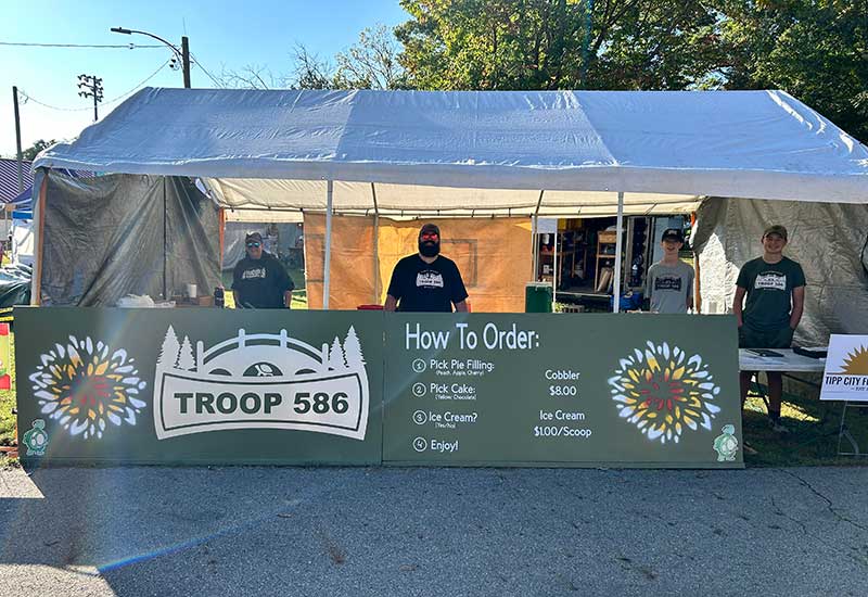 Boy Scouts Cook Up Cobblers